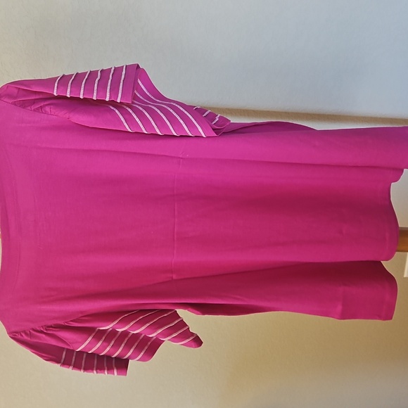 NWT Jones New York, Casual Pink Top, Small - Picture 3 of 7